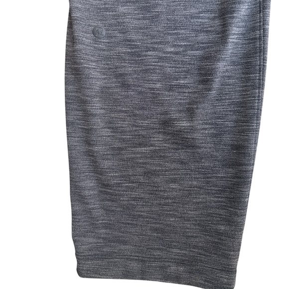 Lululemon On the Fly Heather Black Gray Pants Size 12 - Picture 2 of 4